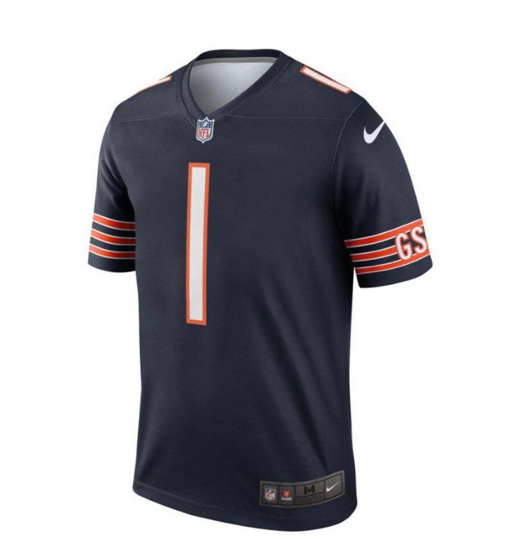 値下げ 新品未使用 NFL L ベアーズ ジャスティンフィールズ ゲームジャージ