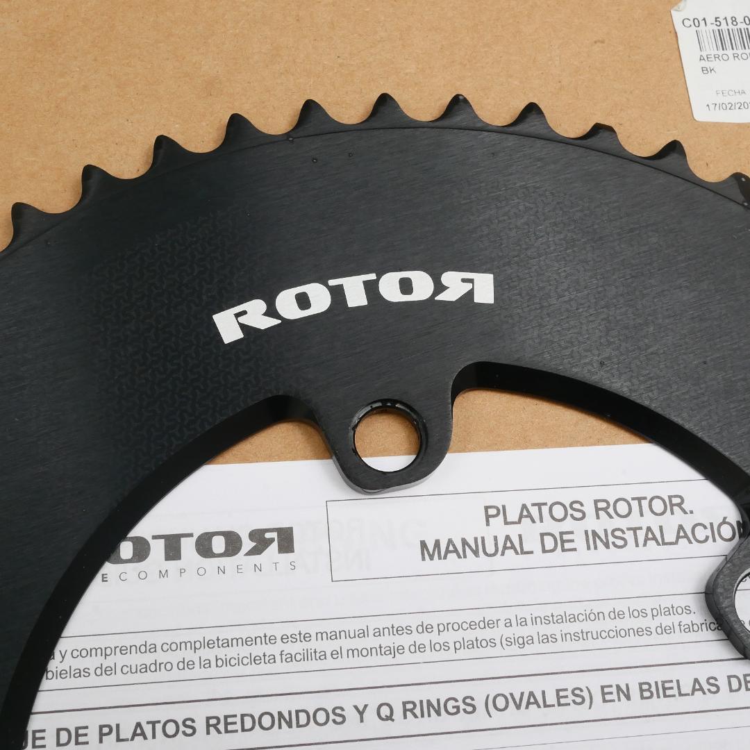 選手支給品 Rotor エアロラウンド アウターリング 56T シマノ対応 プロ