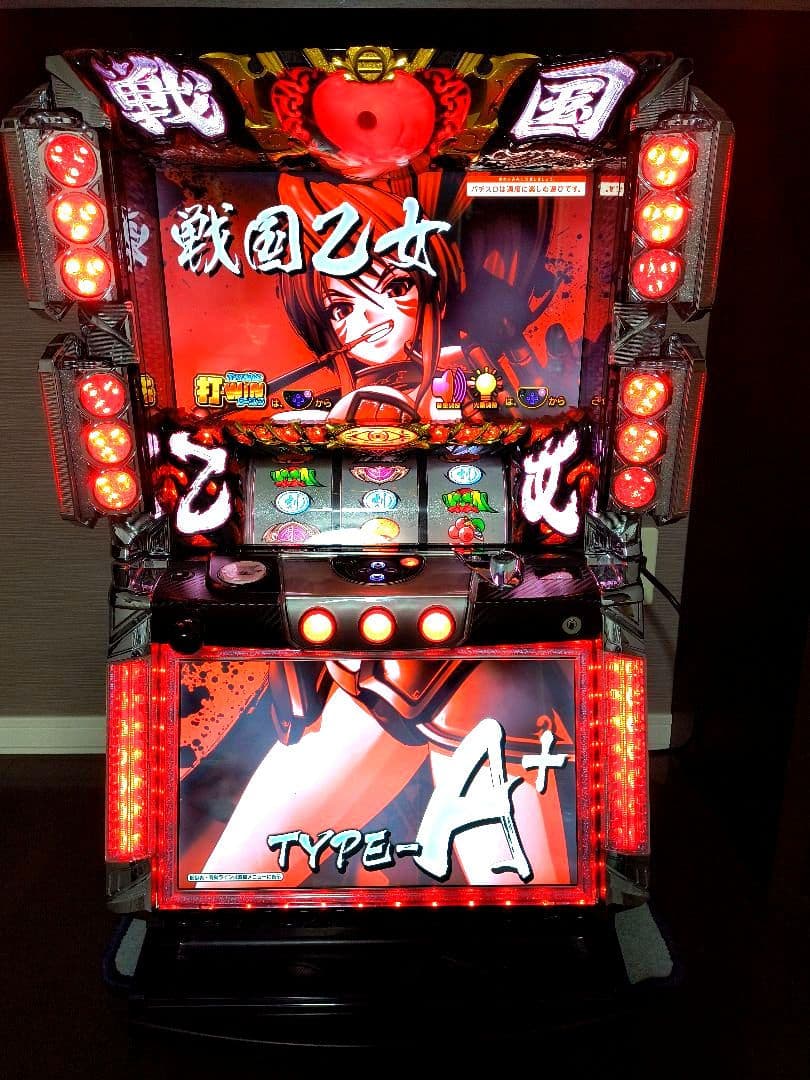 美品　パチスロ　スロット 実機 戦国乙女~TYPE-A~　タイプA+　戦国乙女