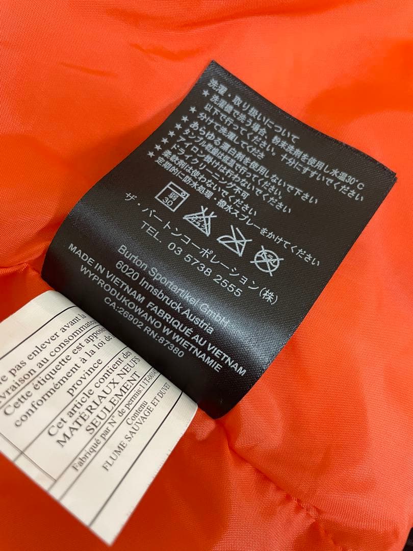 BURTON HERITAGE ダウン ベスト S ブラック 黒 バートン