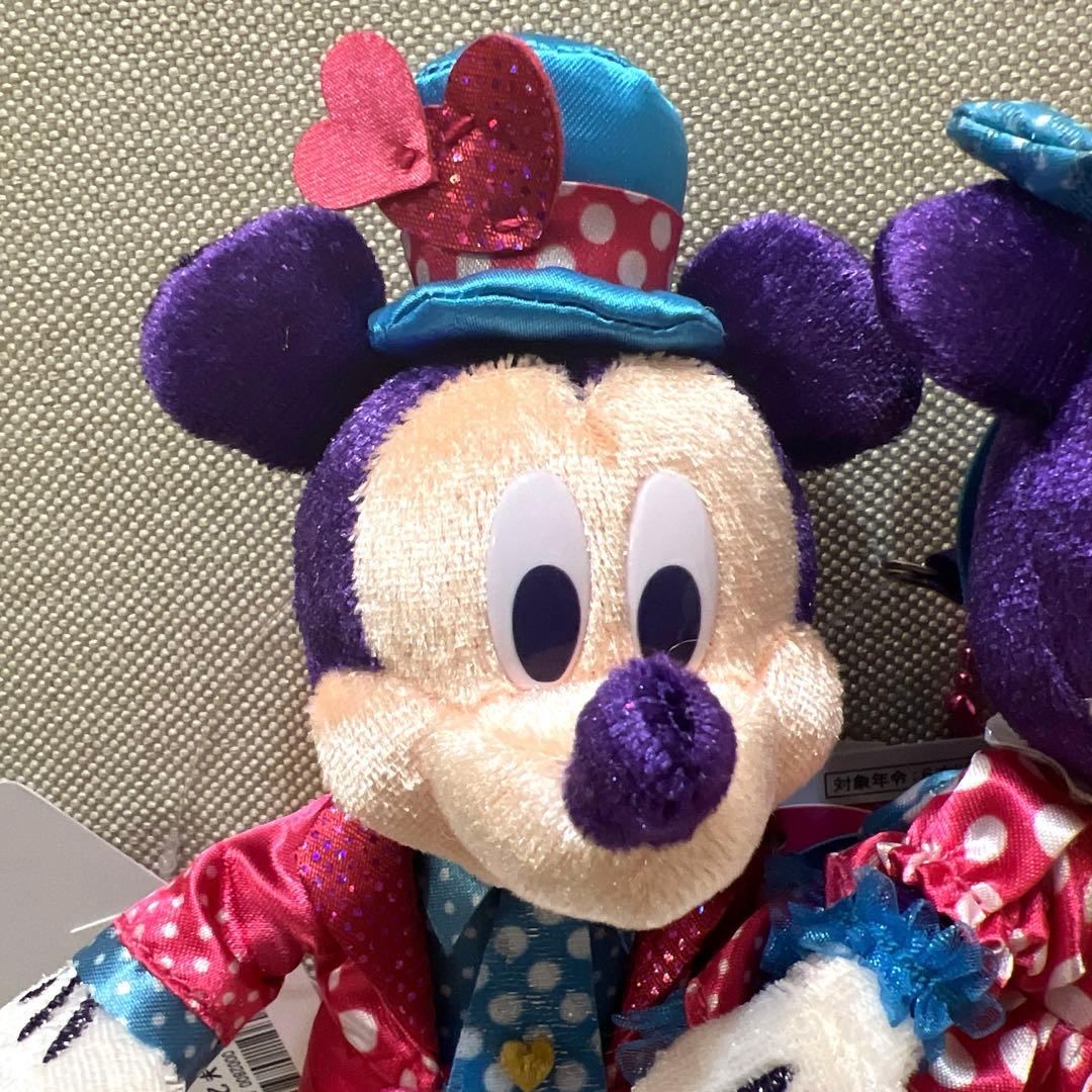 3個セット ミニパル ぬいぐるみバッジ ミッキー ミニー プルート　ディズニー