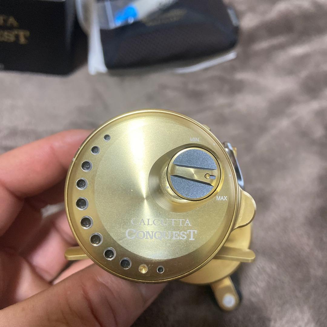 シマノ21カルカッタコンクエスト 101(ローギア、左巻き)