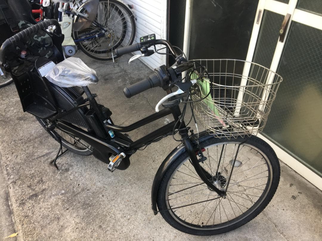 地域限定送料無料　ハイディ　12,3AH　子供乗せ　黒　神戸市　電動自転車