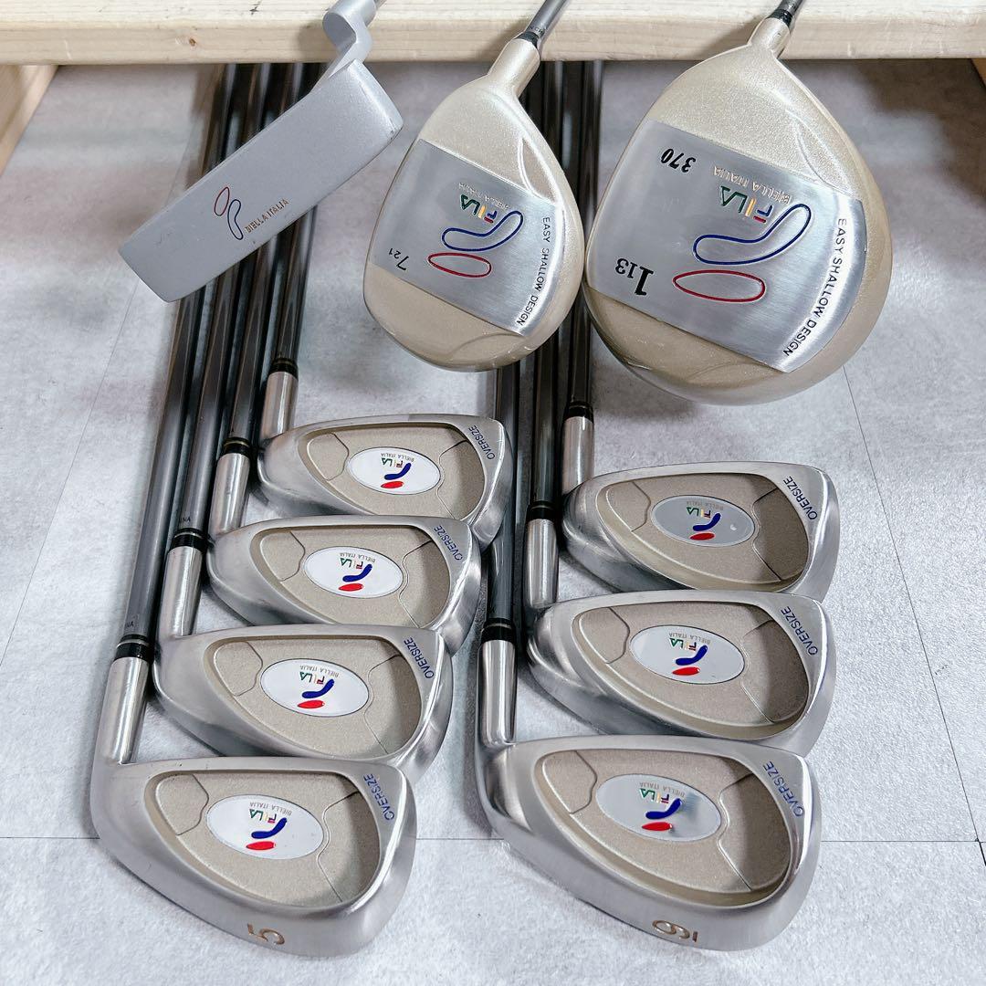 X476 タイトリスト フィラ レディース ゴルフ クラブ セット 赤 オシャレ