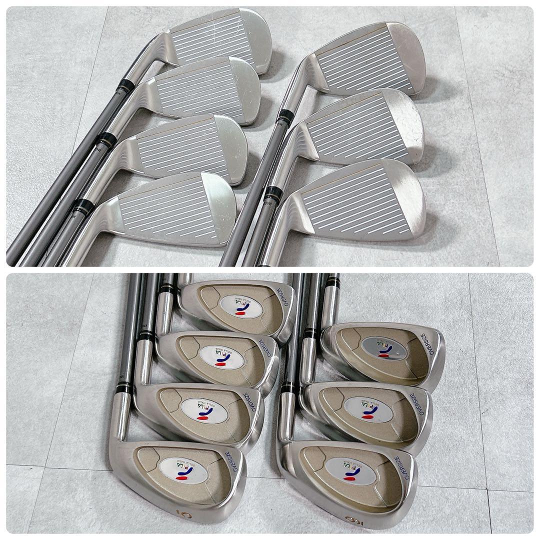 X476 タイトリスト フィラ レディース ゴルフ クラブ セット 赤 オシャレ