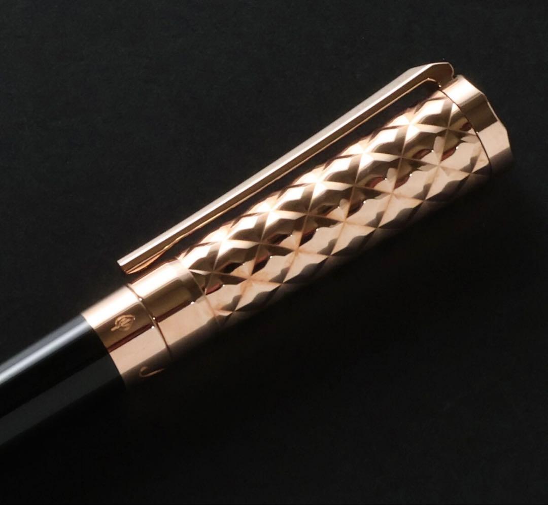 3849◆デュポン◆万年筆定価111,100円◆リベルテ～ブラックピンクゴールド