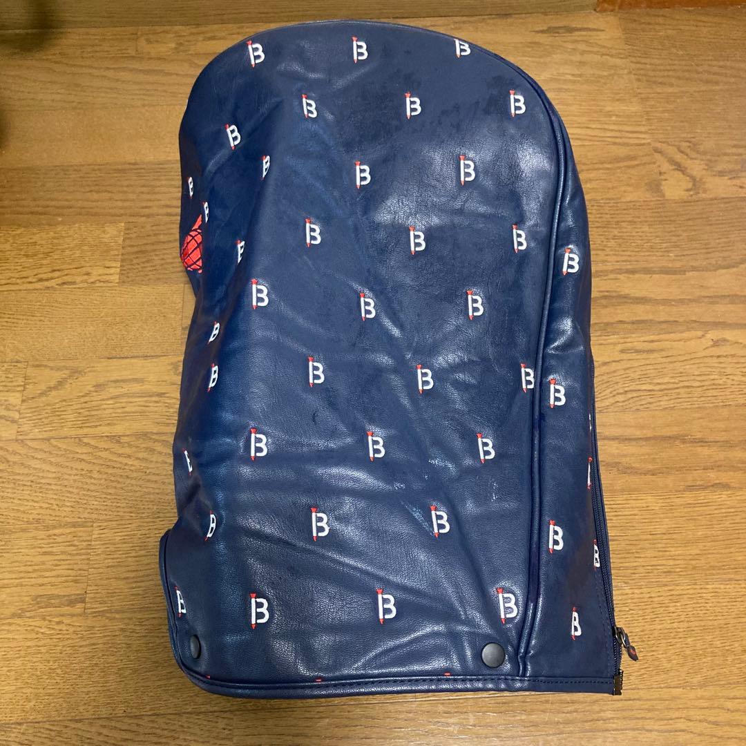 BEAMS ビームスゴルフ キャディバッグ オシャレ 可愛い ネイビー ティー柄