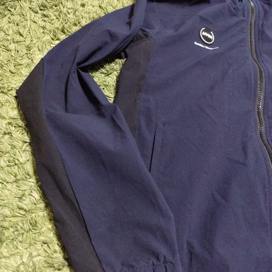 処分価格　美品　DESCENTE フード付き　上下　ピステ　M ネイビー