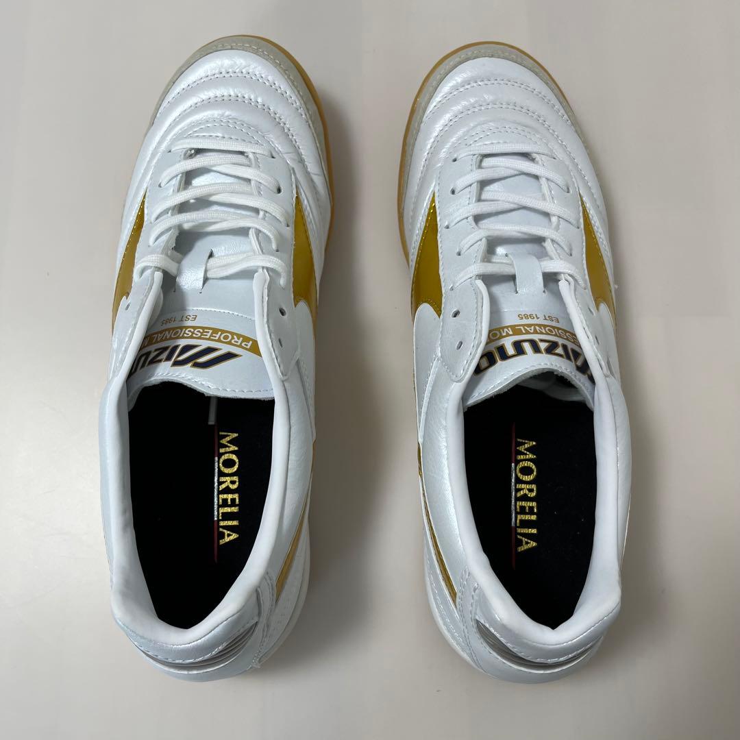 Rさん専用。モレリア IN （ホワイト×ゴールド） 25.5 新品