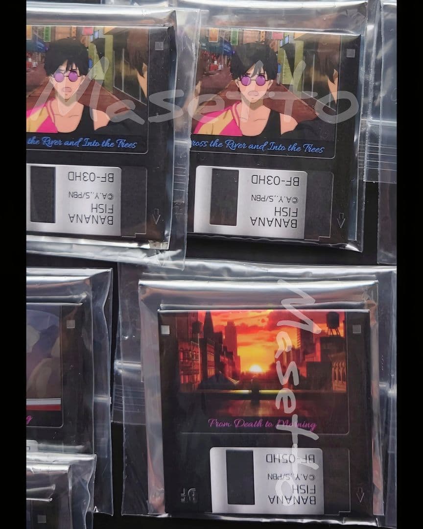 【稀少品】バナナフィッシュ フロッピー風缶バッジ vol.1 セミコンプ