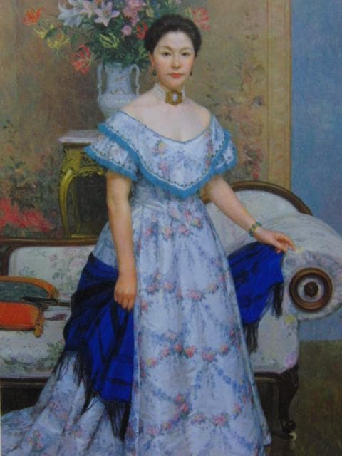 中山忠彦、華粧、希少な額装用画集より、新品高級額装付、状態良好