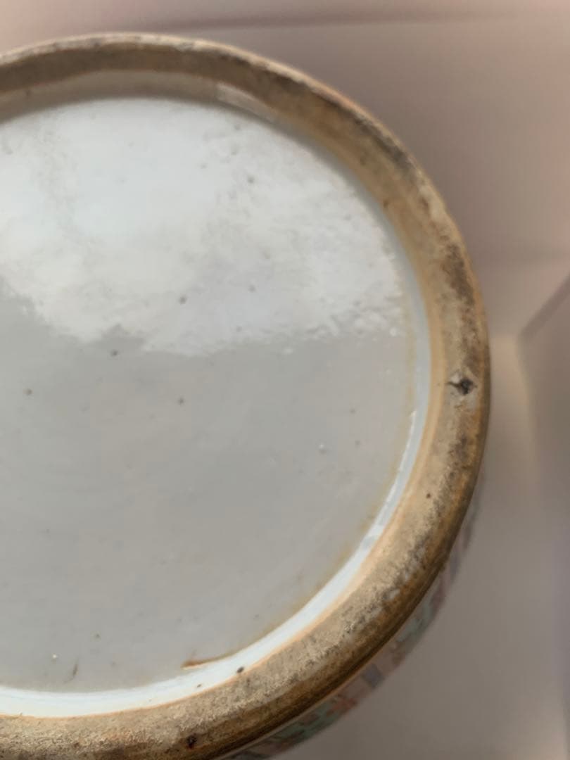 中国美術　粉彩大花瓶　送料込み