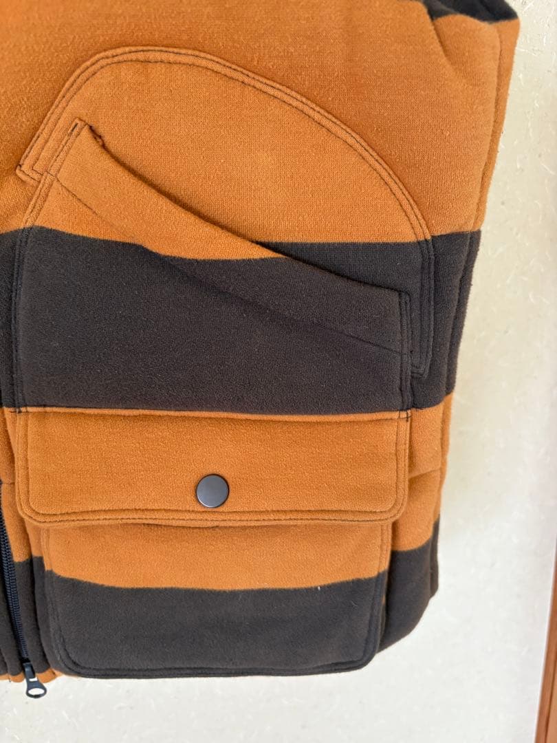 PEARLY GATES ストライプ ダウンベスト　パーリーゲイツ