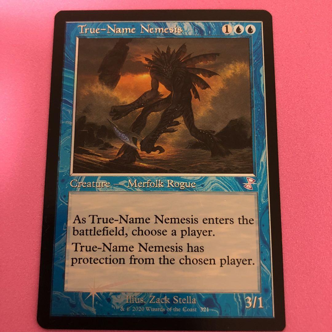 MTG 真の名の宿敵/True-Name Nemesis 英　旧枠 FOIL