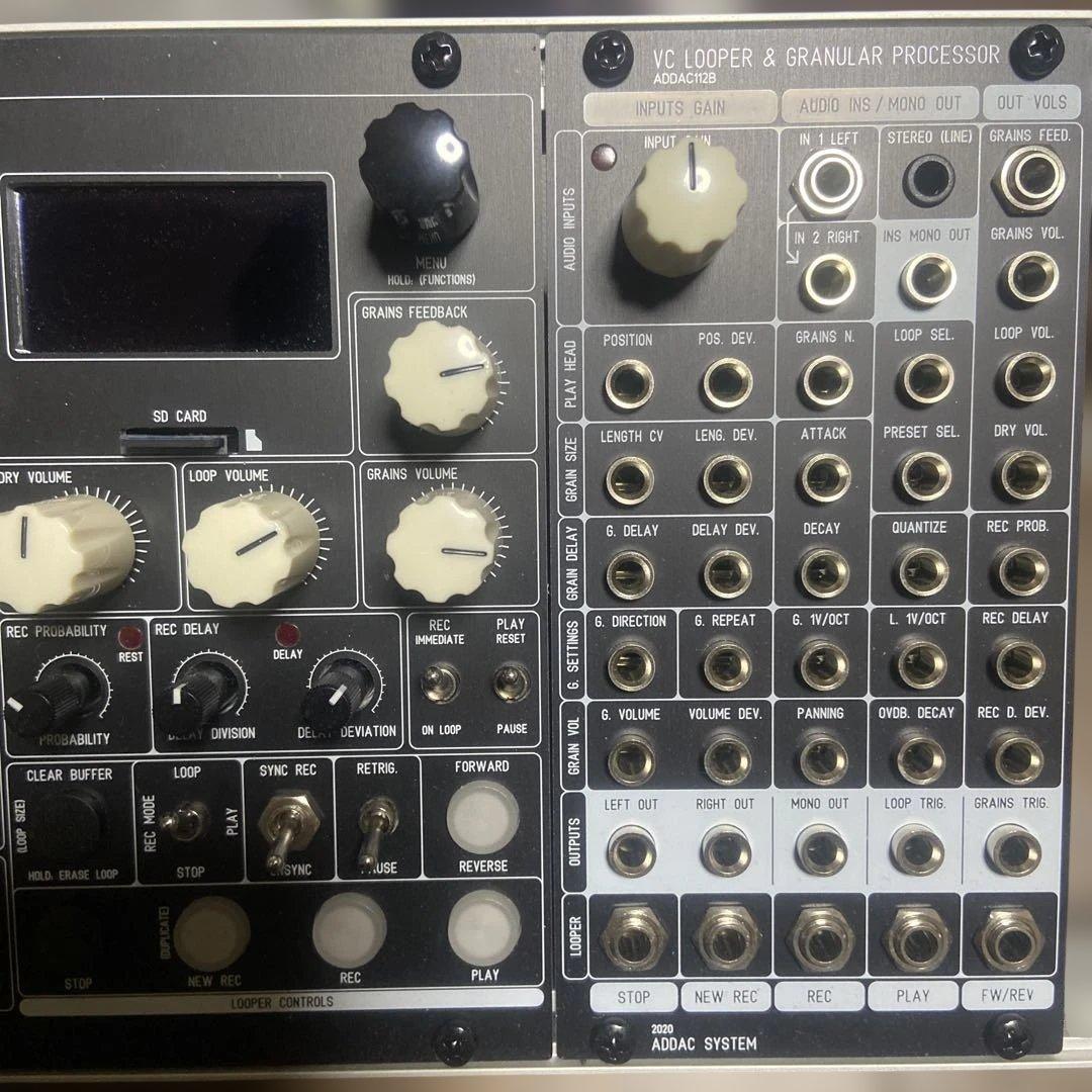 鍵盤楽器 ADDAC112 VC Looper & Granular Processor