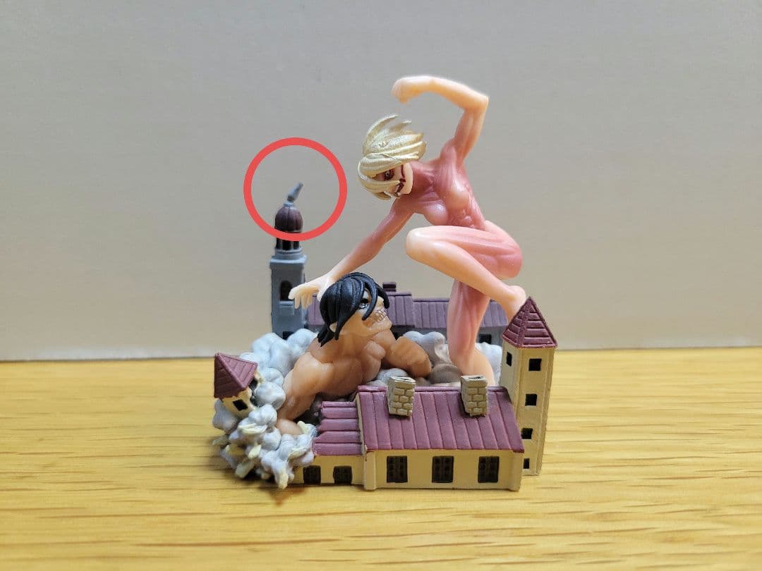 進撃の巨人 カプセル フィギュアコレクション　海洋堂 3種コンプリートセット