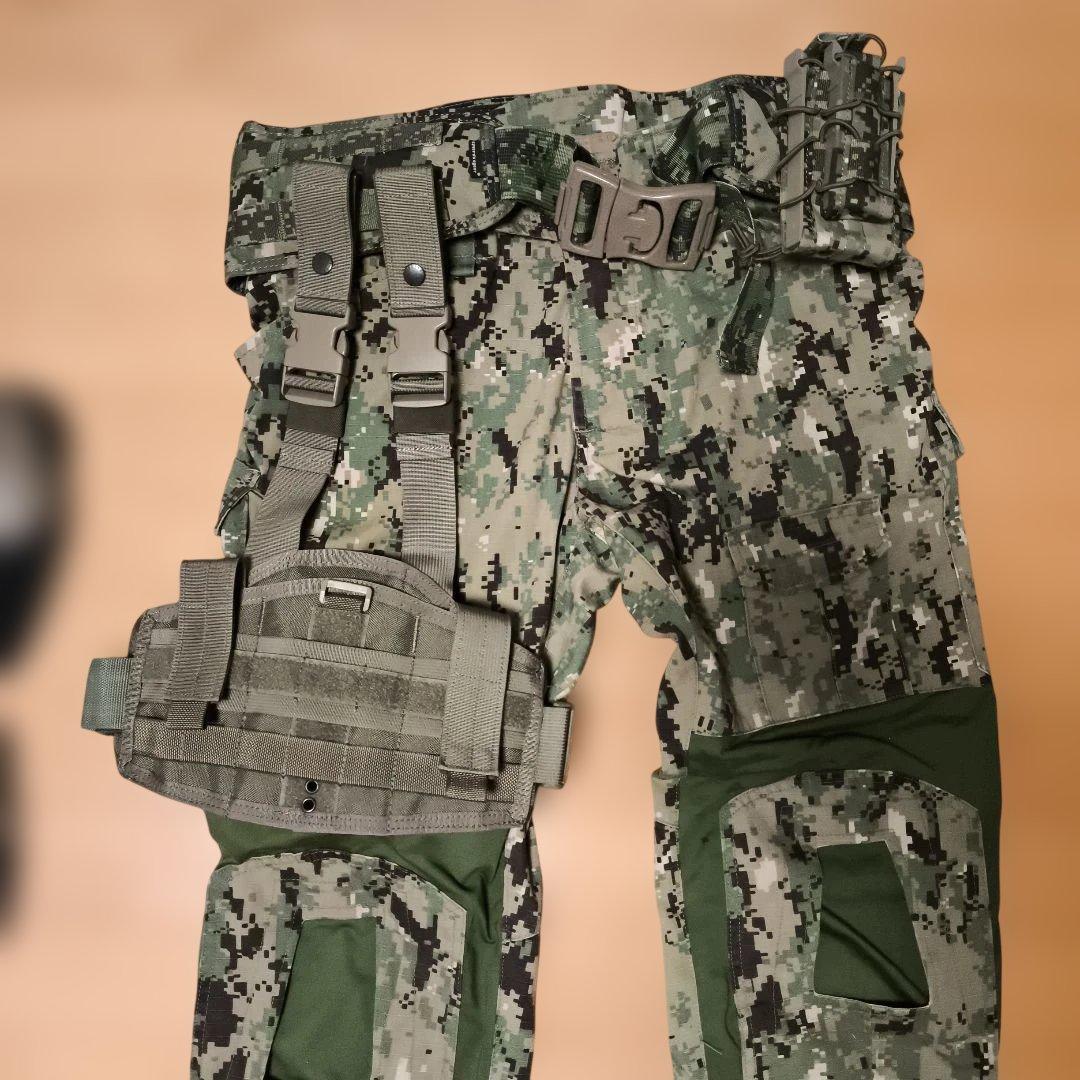 1 海軍装備一式　aor2迷彩　デジカモ　crye g3　戦闘服　ベスト　ベルト