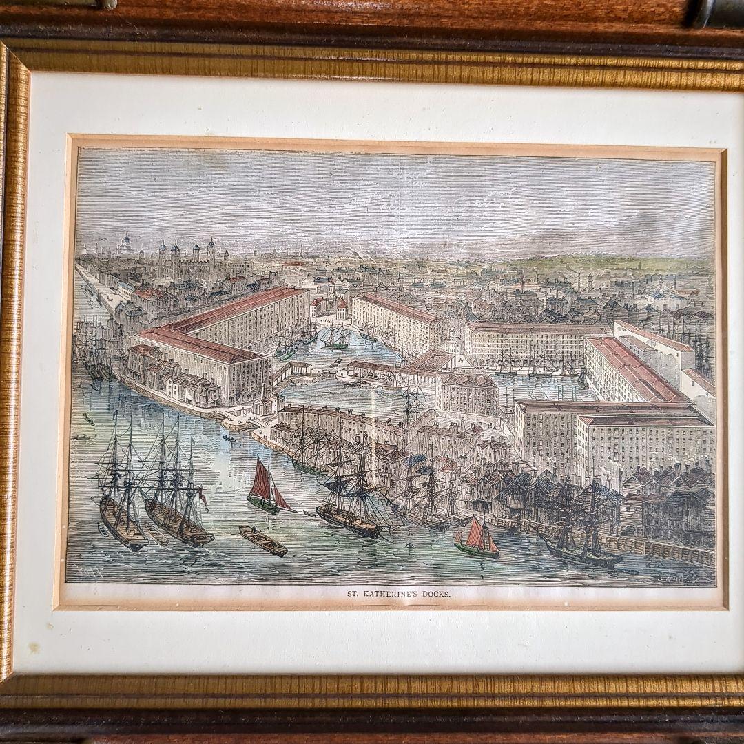 英国　アンティーク額装品