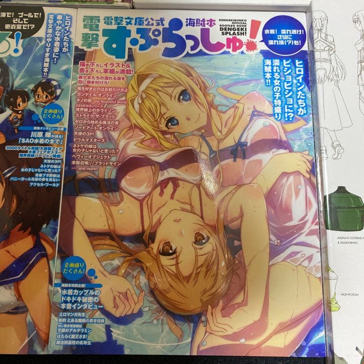 ソードアートオンライン 設定画集 イラスト集セット