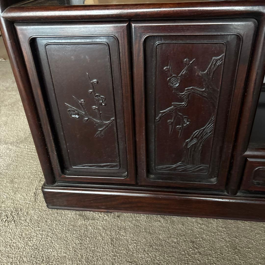 木製アンティーク風収納棚　愛知県引き取り限定