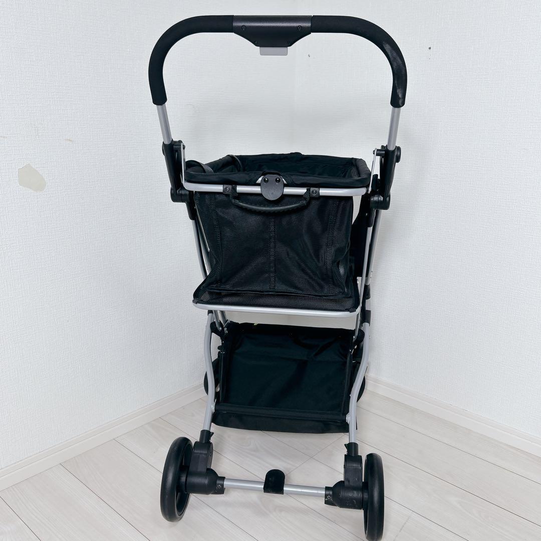 ♡使用頻度少なめ♡ エコカ　ショッピングカート　買い物カート　EcoCa 黒