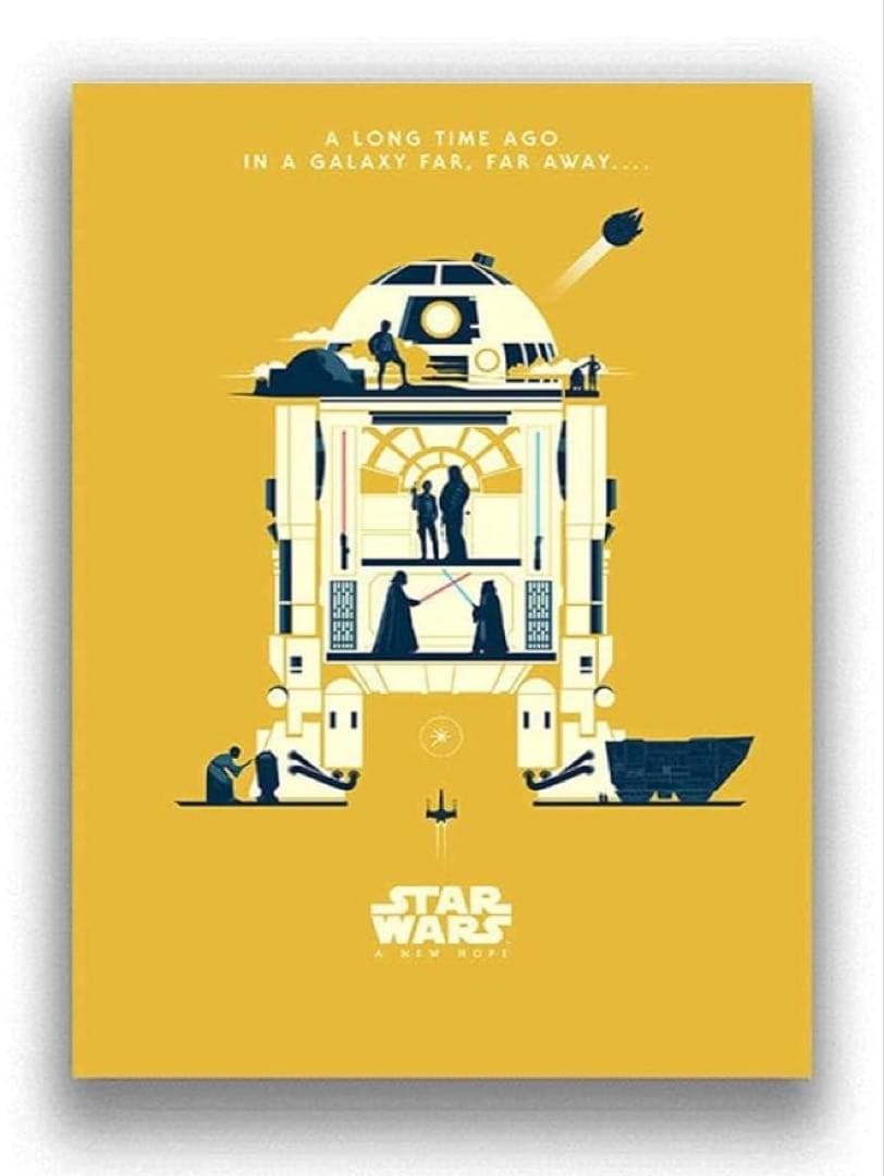 【新品未開封】スターウォーズポスター　3color （緑青黄3枚セット）