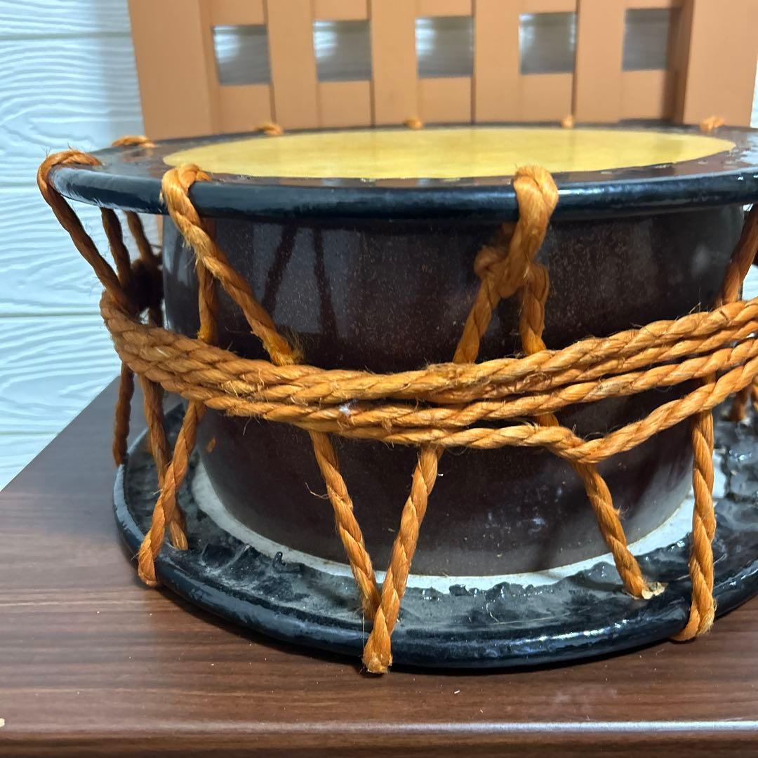 期間限定値下げ！和楽器　締太鼓　台付