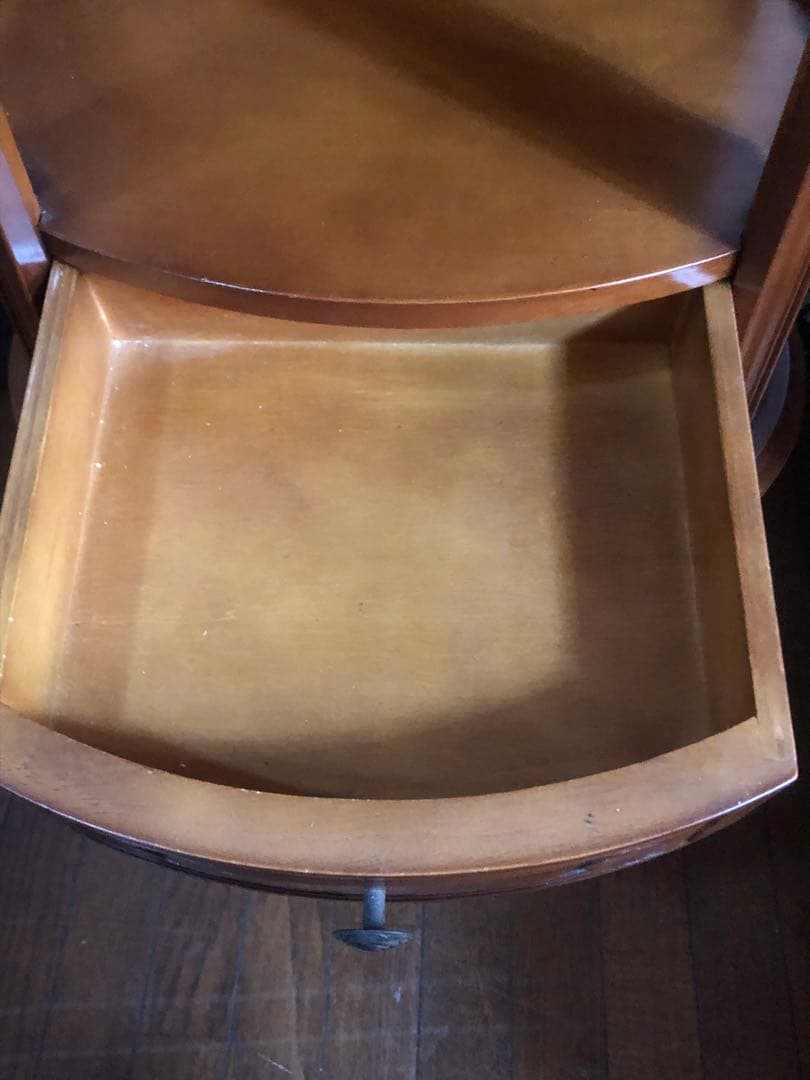 高級 ヴィンテージ 猫脚チェスト♦️彫刻 キャビネット♦️2段引出し付♦️送料込