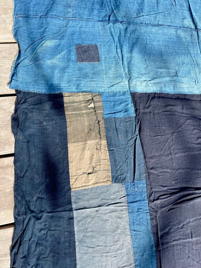襤褸 本物 古布 ④ 超大判 寄せ布