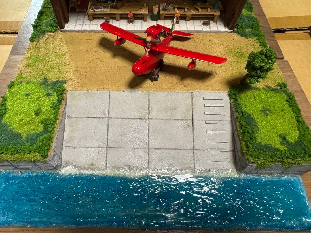 紅の豚　ジオラマ　『ピッコロ社』　ジオラマ　模型　プラモデル