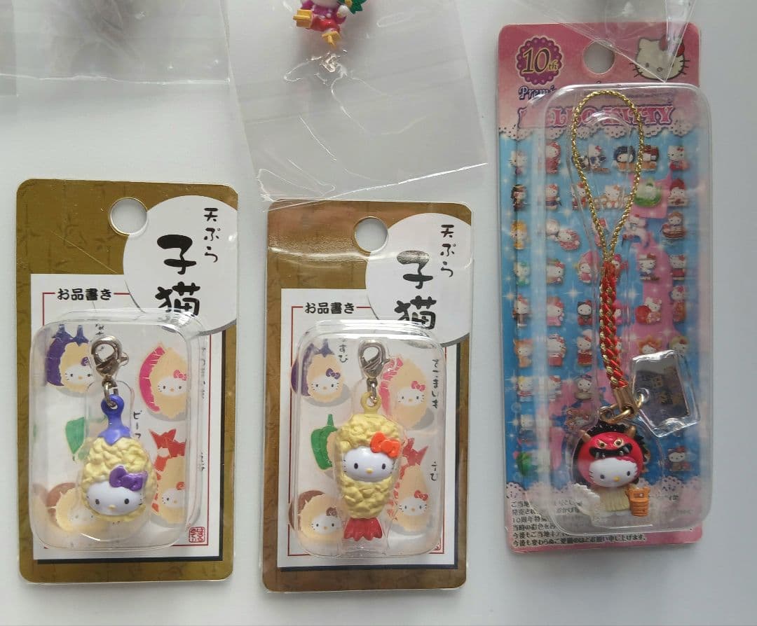 ハローキティ ご当地 限定 根付 チャーム セット ストラップ