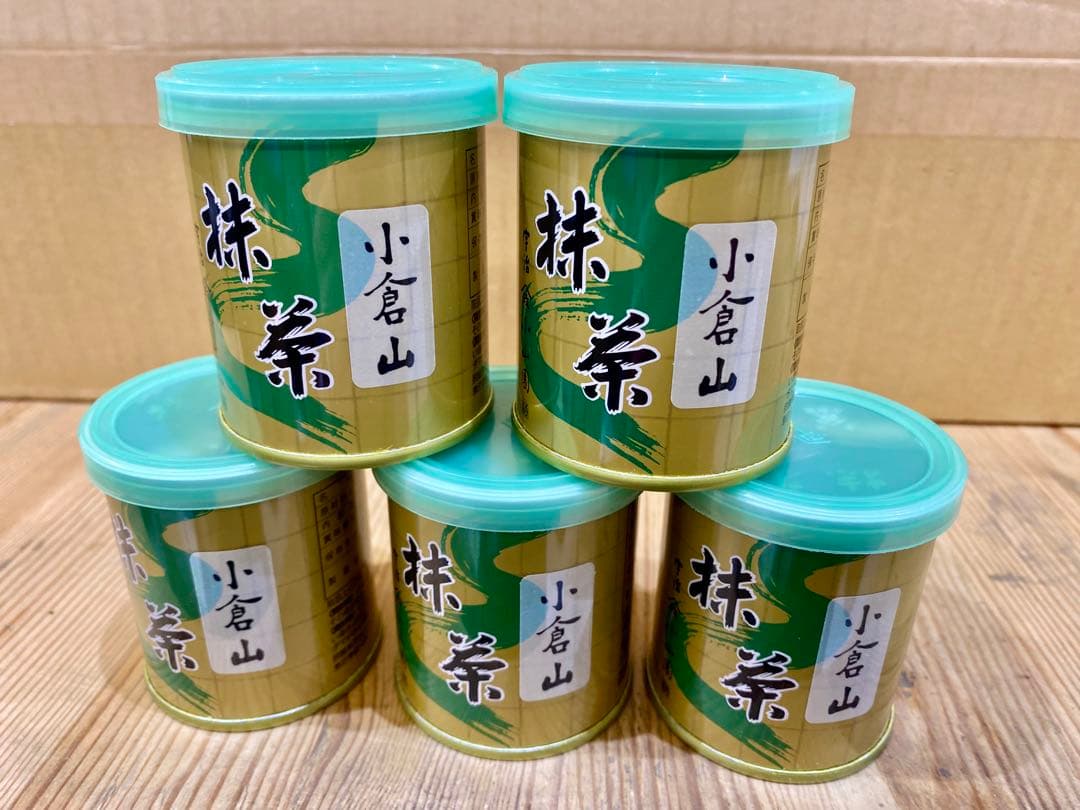 京都宇治抹茶　山政小山園　小倉山30g ×5缶セット MATCHA POWDER