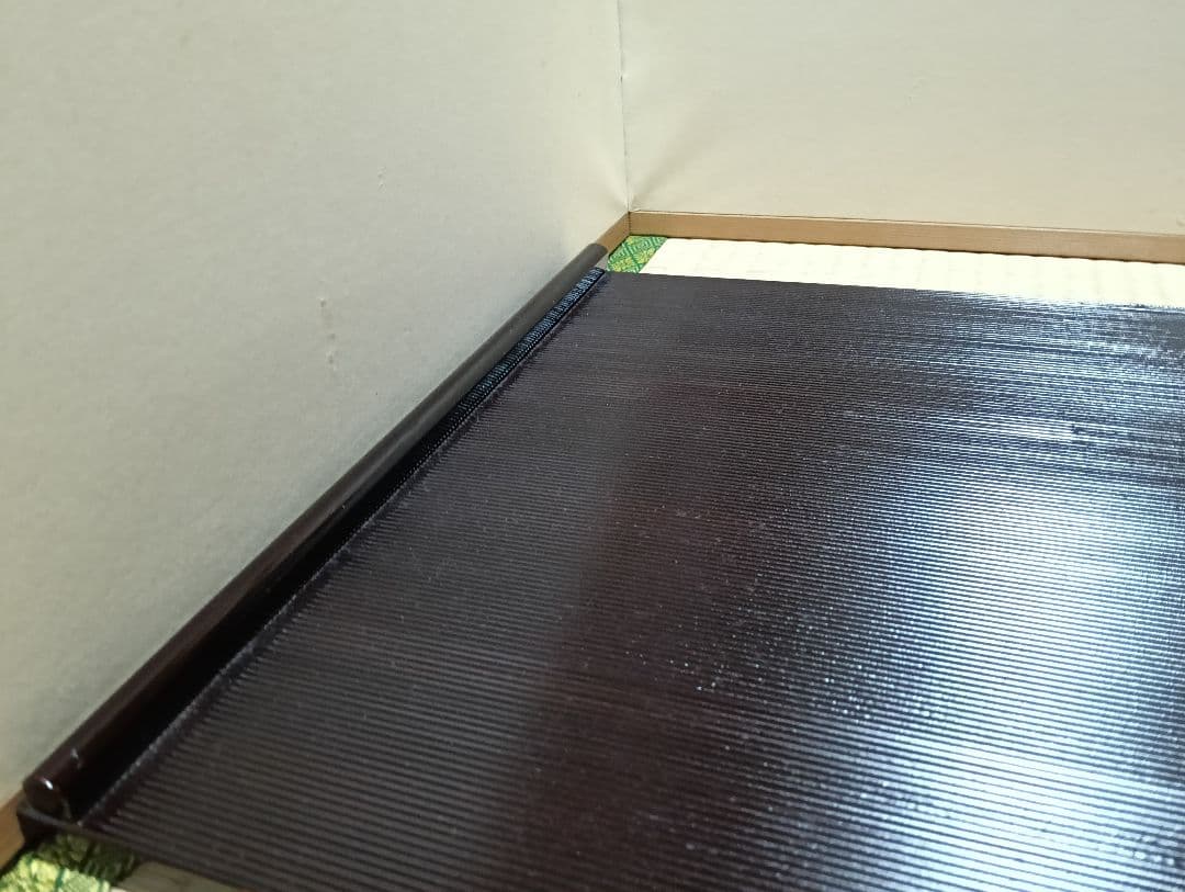 【茶道具整理中】お値下げしました！　木箱付　平安光入　造　溜塗　小袋棚