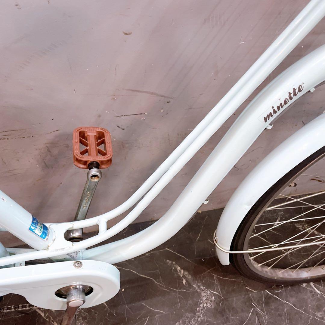 【948】《関西 引き取り 》 一般車 ママチャリ minette ミント色