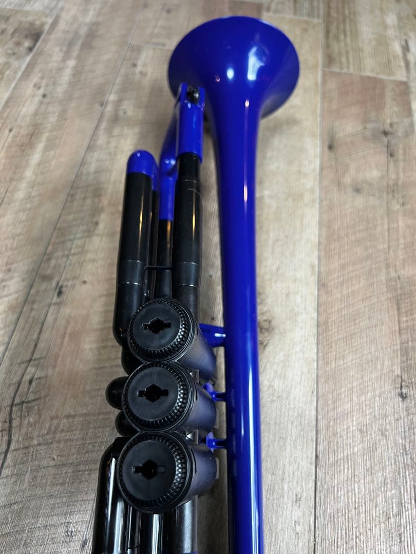 【値下げ】pTrumpet 青 トランペット本体