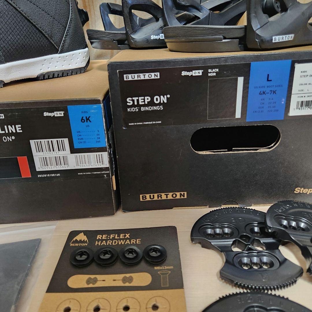 24cm BURTON KIDS STEP ON バイン付 ステップオン キッズ