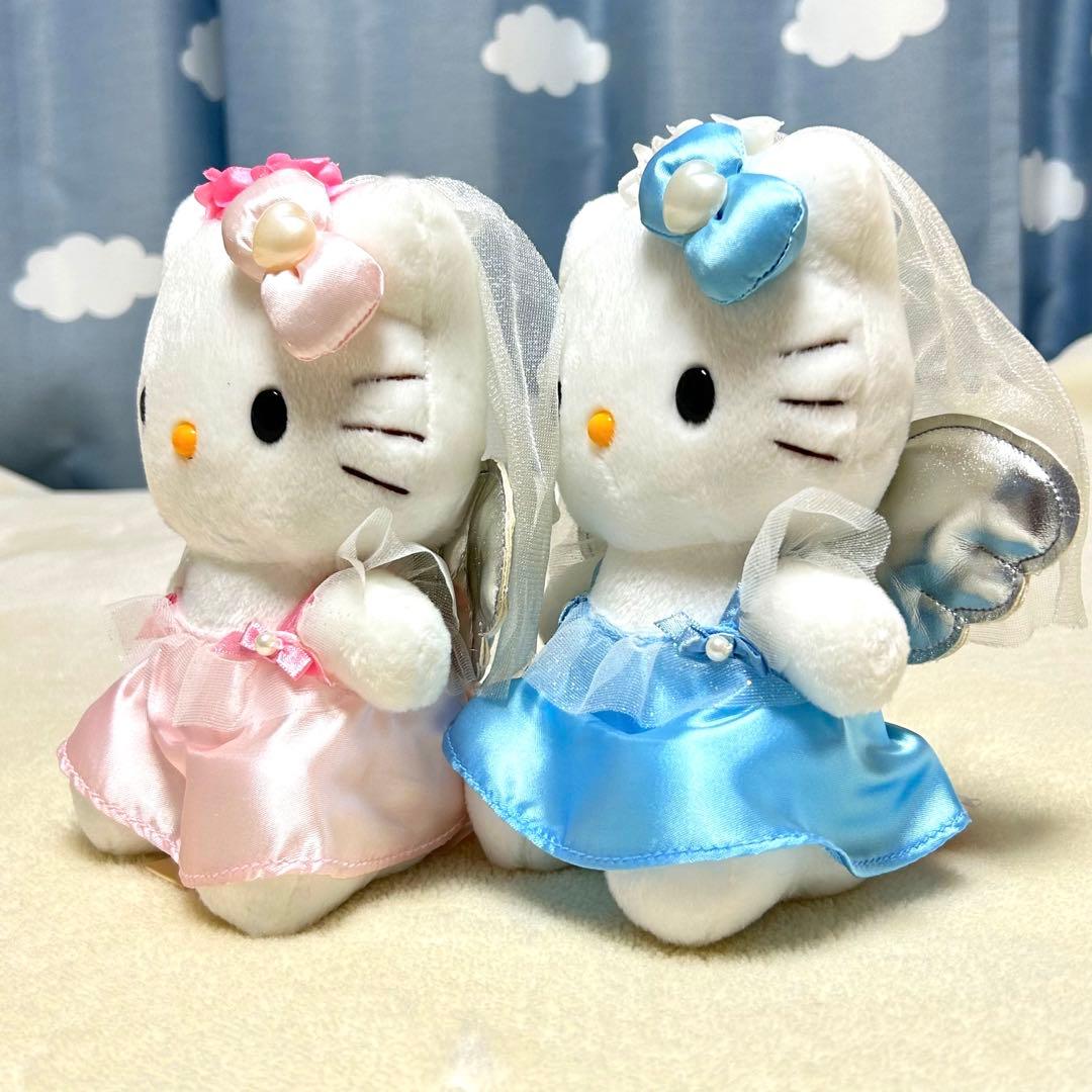 ハローキティ キティ　エンジェルキティ 天使　ぬいぐるみ　非売品　景品　サンリオ