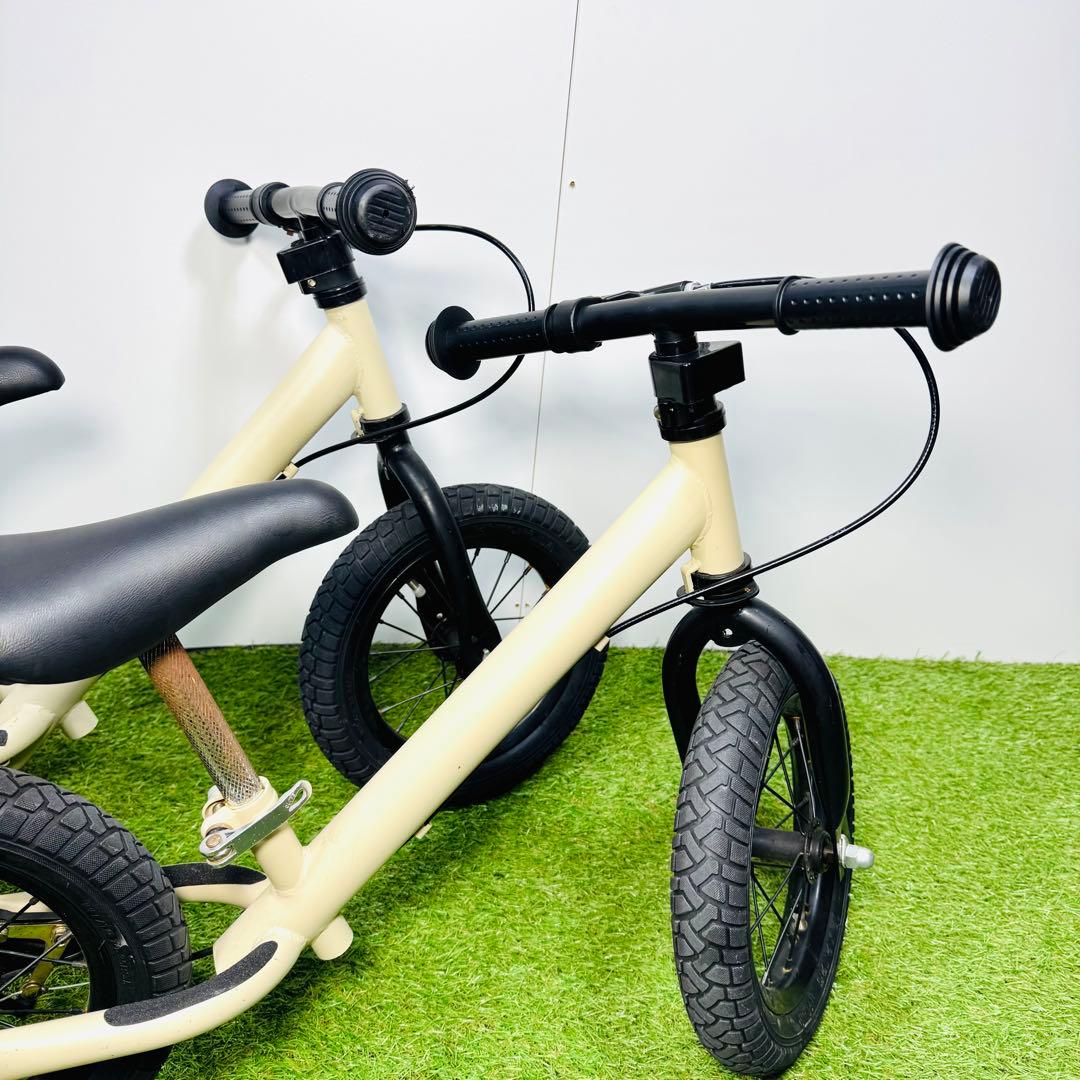 SPARKY キックバイク スパーキー　サンドベージュ　ブレーキ付　2台セット