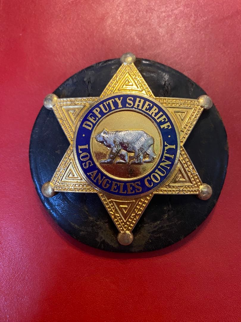 個人装備 LA COUNTY DEPUTY SHERIFF BADGE