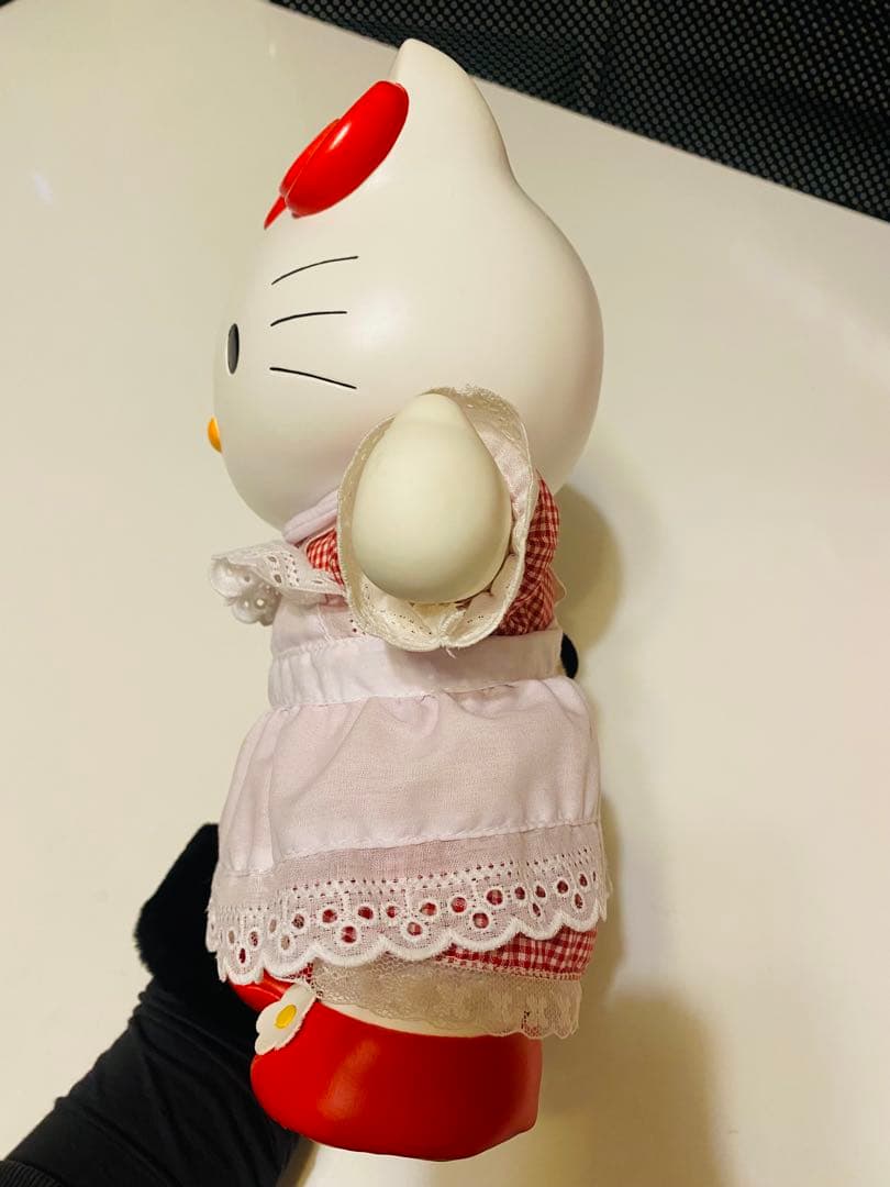 希少！平成レトロ！1998年Helloキティ着せ替えドール箱付き！
