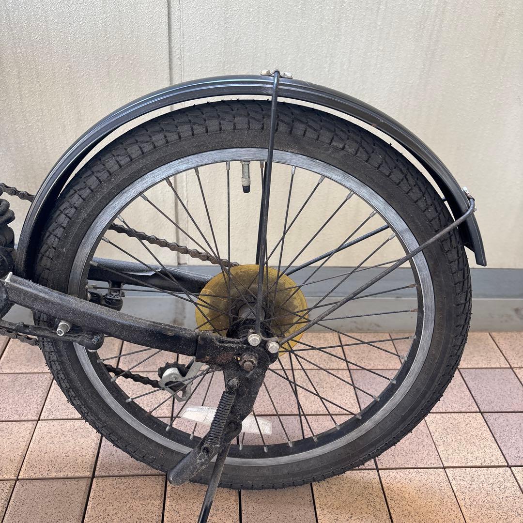 【限界突破割引　直接引取専用】HUMMER 20インチ折りたたみ自転車 ブラック