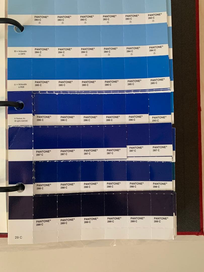 パントン PANTONE 色見本 カラーチップ