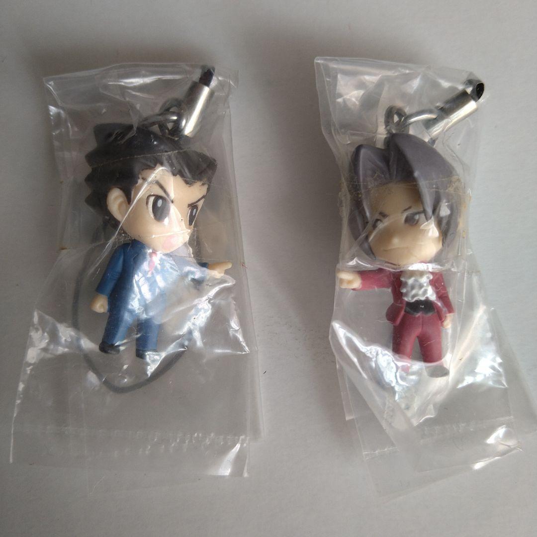 逆転裁判シリーズストラップ　成歩堂龍一＆御剣怜侍