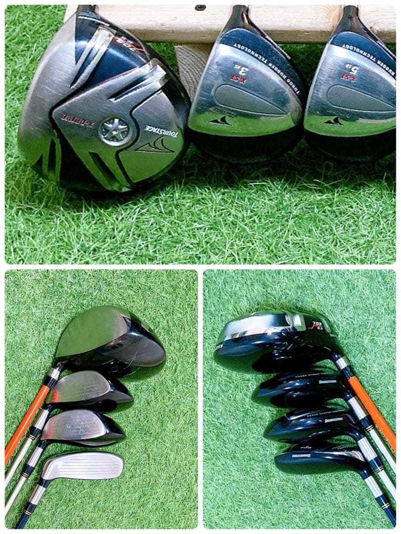 M3 ツアーステージ　初心者オススメ　ゴルフクラブセット　メンズ　12本