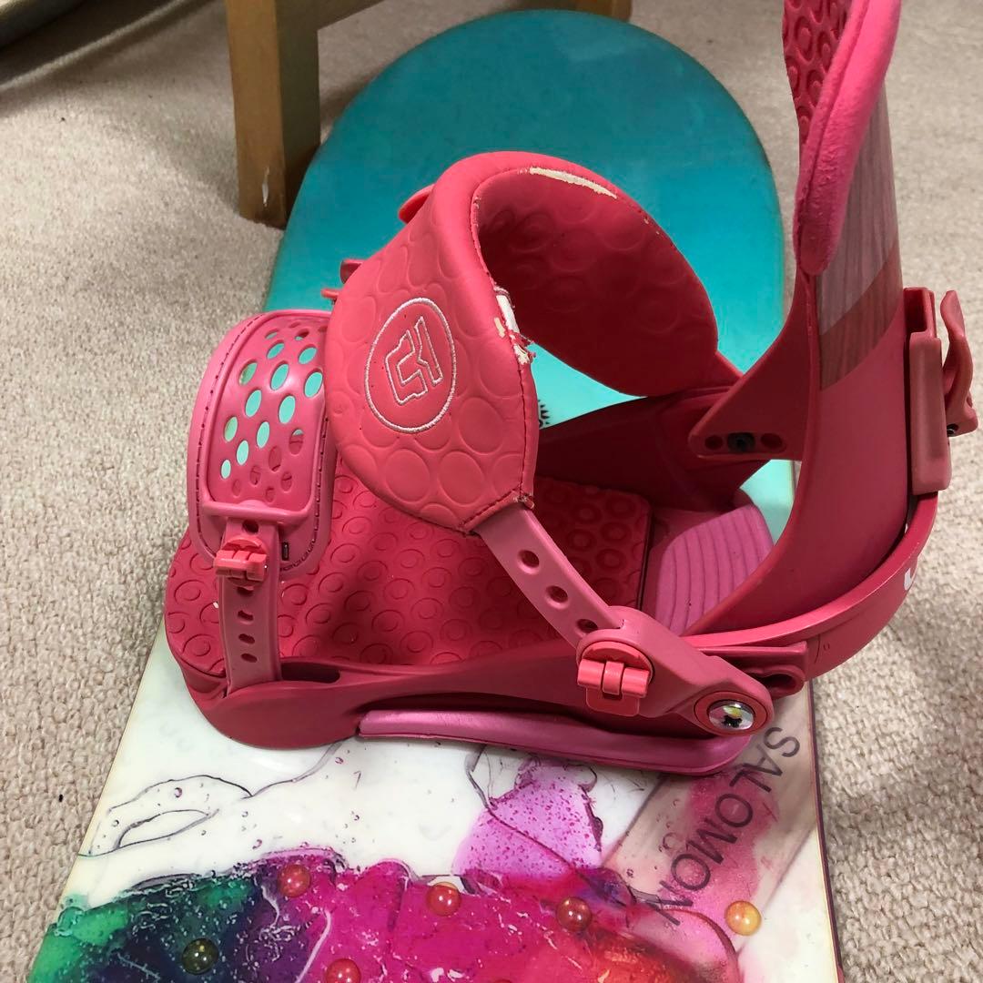 スノーボード セットsalomon 147cm union ビンディング M