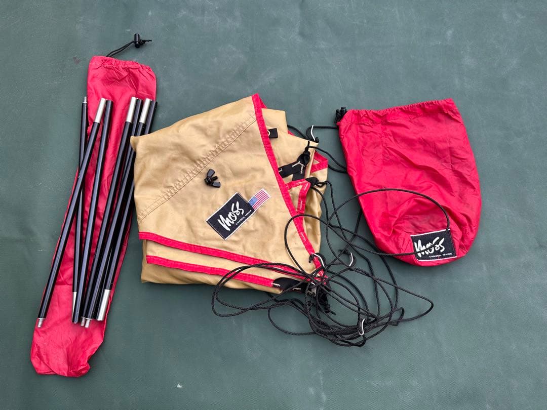 稀少⭐︎ Moss・テントウィング（+オプションポール付き）