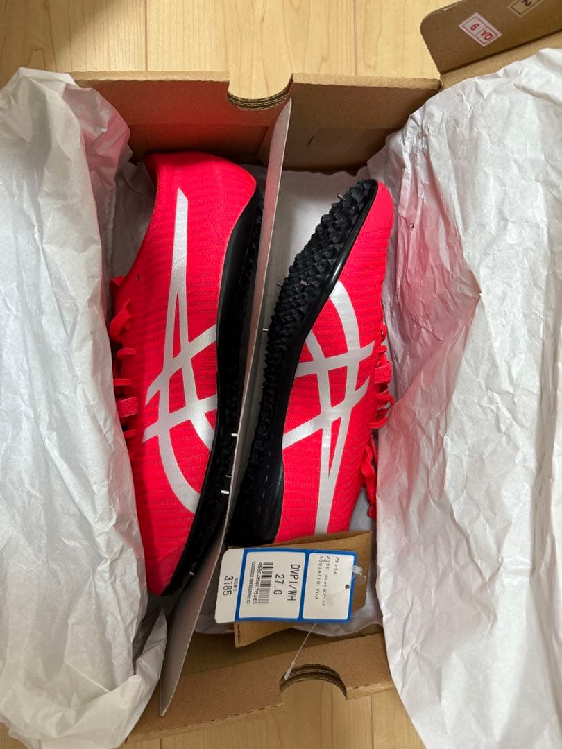 asics アシックス　陸上スパイク　ジェットスプリント2 27cm