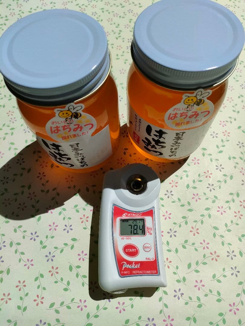 実容量600g×2瓶　　日本ミツバチの蜂蜜