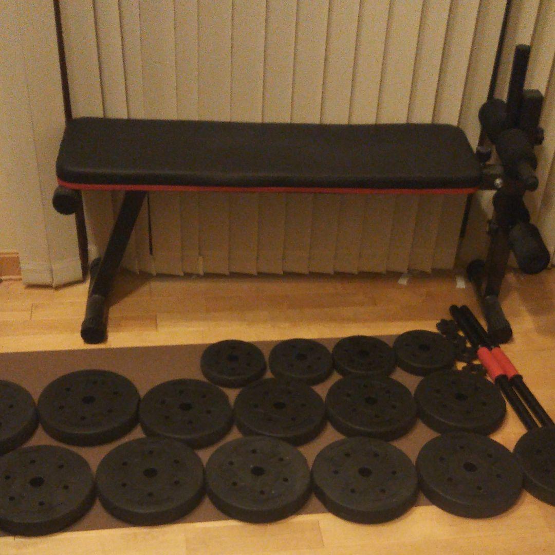 トレーニングマシーン(ベンチ&ダンベル)