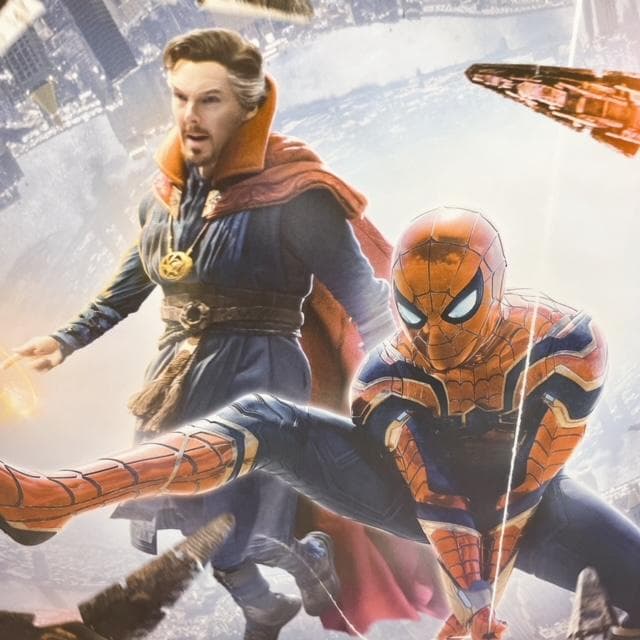 スパイダーマン ノーウェイホーム マーベル ドクターストレンジ 映画館 ポスター